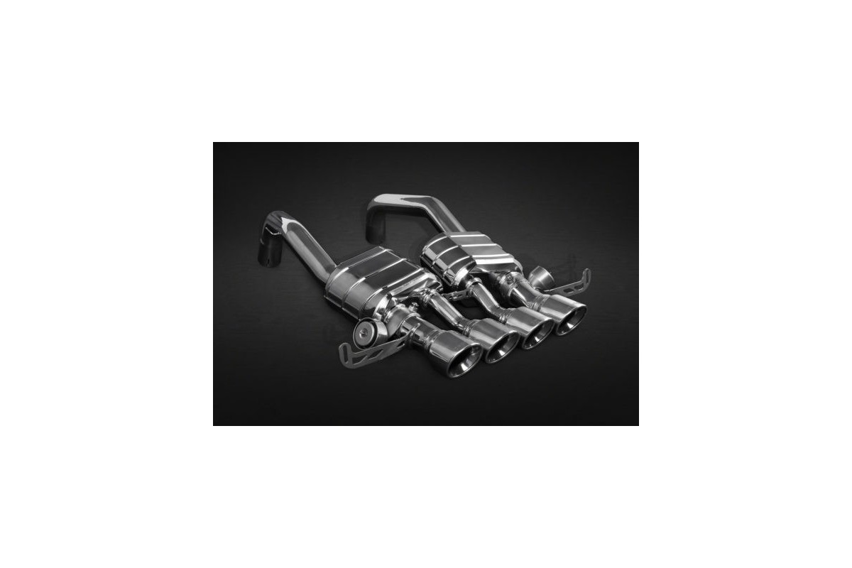 Exhaust system with valves and stock pipes post-Cat capristo chevrolet corvette C7 Stingray/z06 02CH09003001
