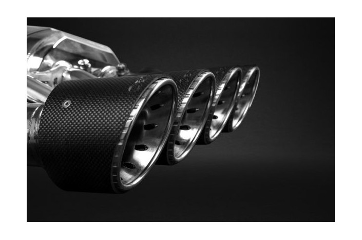 Capristo Carbonfaser-Auspuffanlage mit Ventilen und Spitzen Chevrolet Corvette C7 Stingray/Z06 02CH09003008