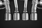 Système d'échappement avec soupapes et adaptateur pour pot post-catalyseur Capristo Chevrolet Corvette C7 Stingray/Z06 02CH09003