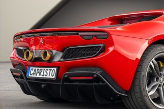 Ferrari 296 03FE13810003 Double échappement Capristo en fibre de carbone