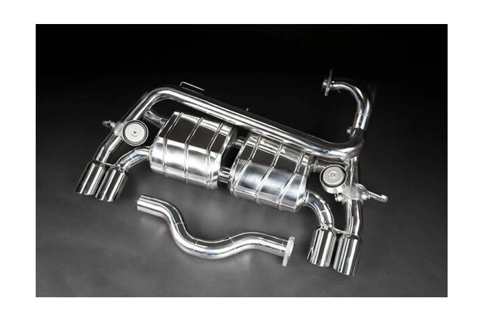 Exhaust with xpipe valves with high flow catalysts CES3 capristo Ferrari 328 GTB/S 02FE05803005