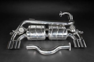 Capristo Ferrari 328 GTB/S CES3 Valved Exhaust with Catalytic Converter Eliminator (CES3) 02FE05803007