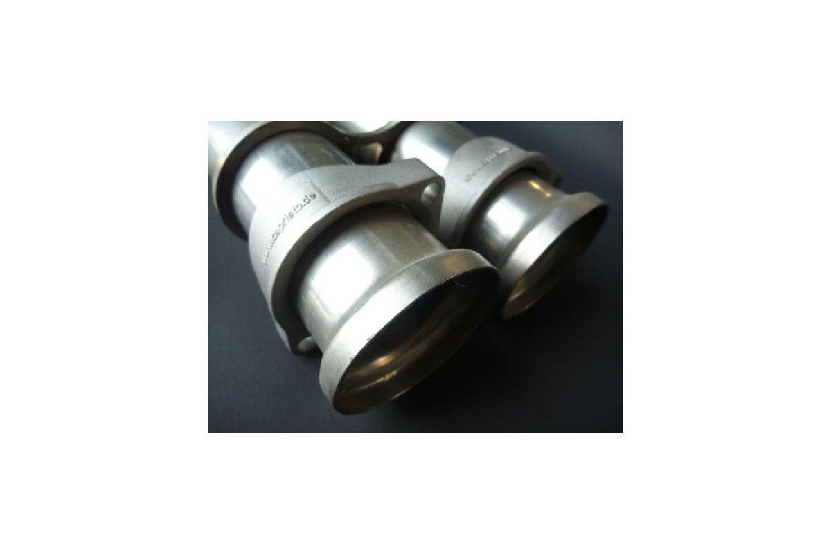 Tuyaux de remplacement de pré-silencieux en acier inoxydable Capristo 02FE06103002 pour Ferrari 456GT