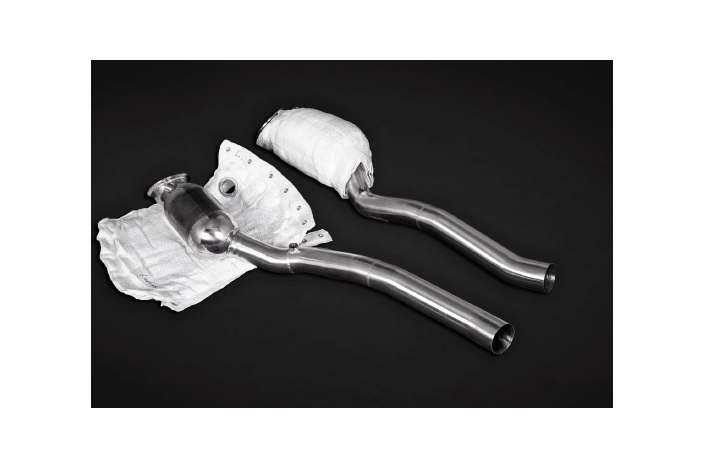 Downpipe catalizzatori sportivi con coperte termiche 100 celle Capristo ferrari 812 (opf) 02FE03703013