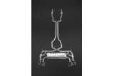 Jaguar F-Type R V8 100 cell Capristo Sport Exhaust System with Valves and Catalytic Converter 02JA02803025