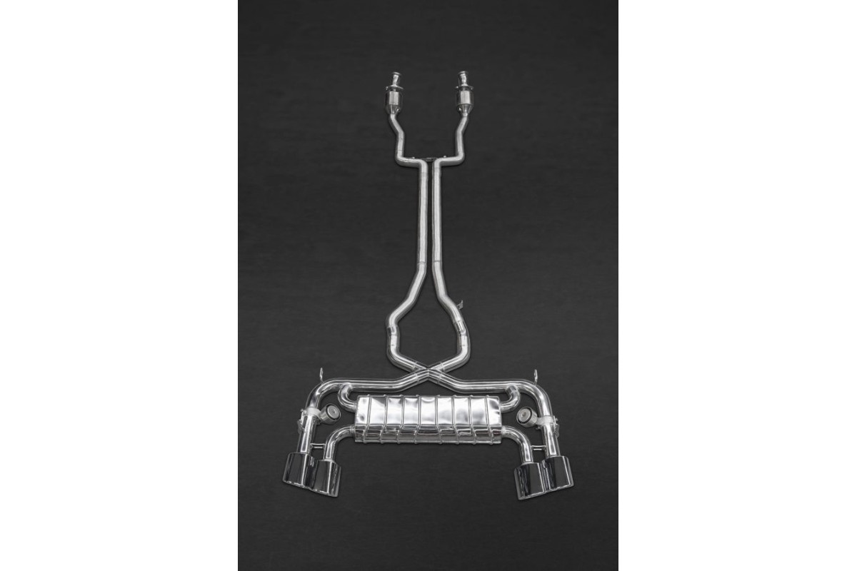 Jaguar F-Type R V8 250cc Capristo Sport Exhaust System with Valves and Catalytic Converter 02JA02803027