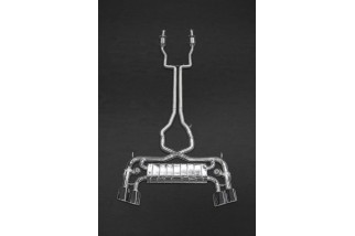 Jaguar F-Type V8s 100 cell Capristo Sport Exhaust System with Valves and Catalytic Converter 02JA02803024