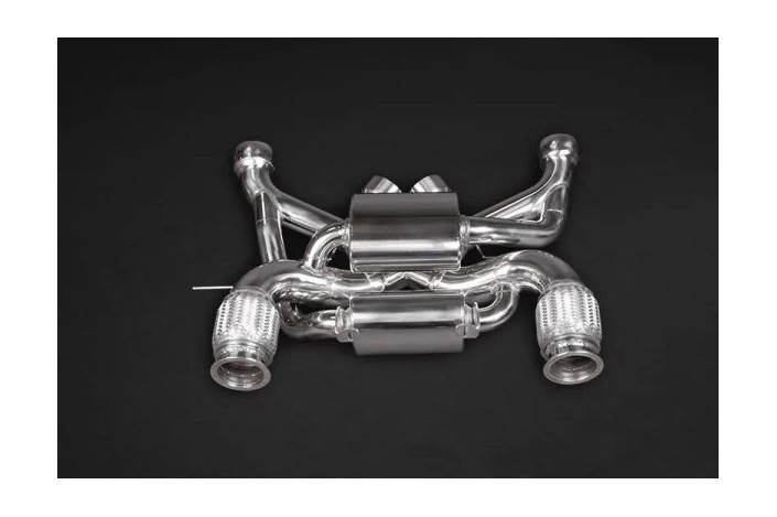 Exhaust system with valves and catalyst eliminator Capristo McLaren 720s from 2017 02ML11003013