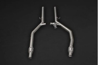 Exhaust system with valves and intermediate pipes capristo mercedes gle63/s w167 from 2020 02MB09103025