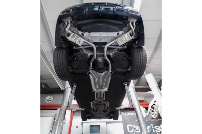 Sistema di scarico con valvole e tubi intermedi ces3 capristo mercedes s65 c217 2014-2020 02MB08103011