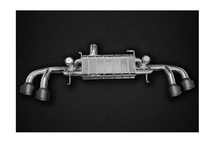 impianto di scarico in inox con valvole e punte in carbonio capristo nissan gtr mk3/4/nismo 02NI09503001