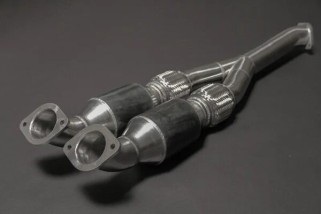 Capristo 250 cell secondary catalytic converter center silencer for Nissan GTR MK3/4/Nismo 02NI09503017