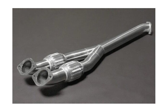 Silenziatore centrale con eliminazione del catalizzatore secondario capristo nissan gtr mk3/4/nismo 02NI09503018