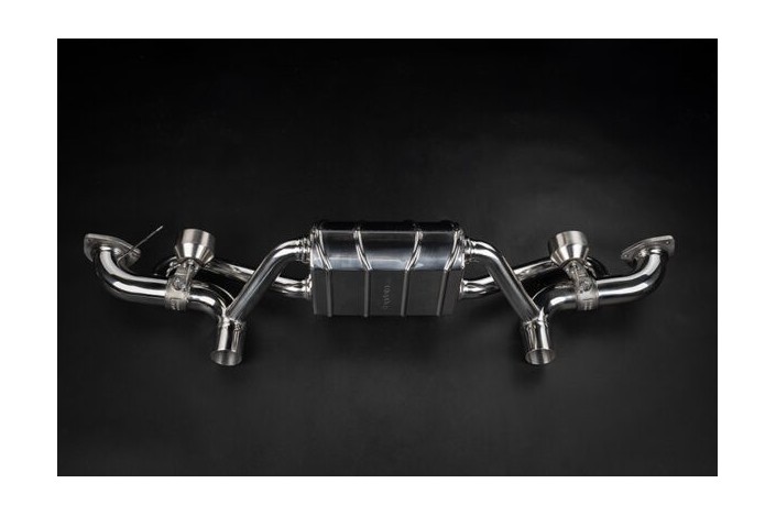 Capristo Porsche 718 GT4RS Stainless Steel Valve Exhaust System 02PO01003032NR