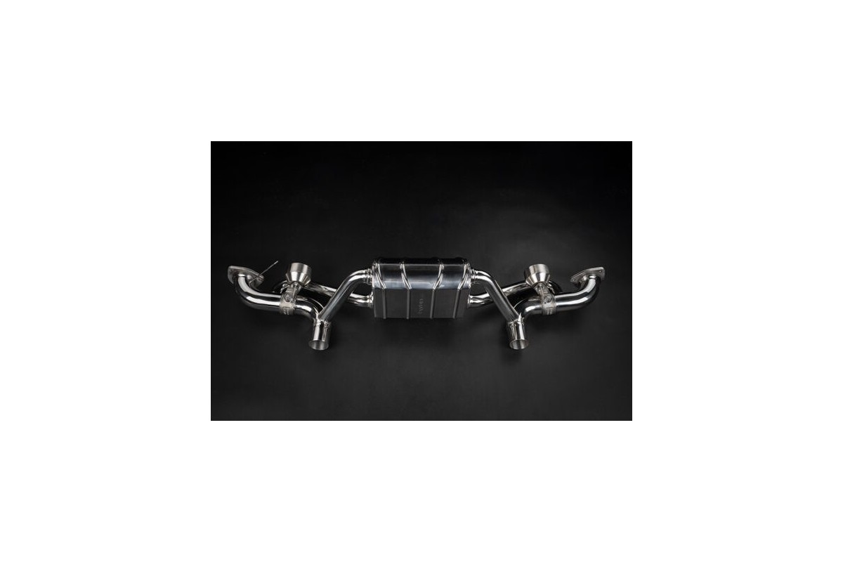 Capristo Porsche 718 GT4RS Stainless Steel Valve Exhaust System 02PO01003032NR