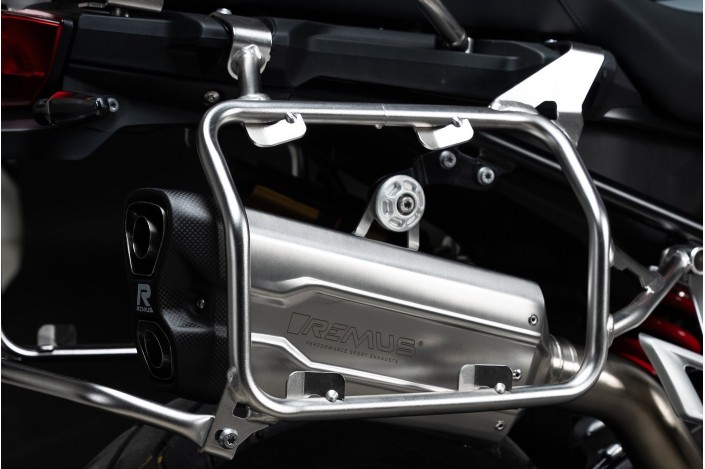 Sistema di Scarico Terminale in acciaio inox opaco Remus 8 2.0 Racing BMW F 900 GS Adventure 2024-2025 82682 086024