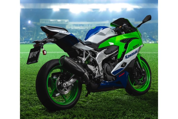 Sporting exhaust system in stainless steel black/verde Remus NXT KAWASAKI Ninja ZX-4R/RR ZX400P 2024 94782 362024