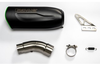 Sistema di scarico terminale sportivo in acciaio inox nero/verde Remus NXT KAWASAKI Ninja ZX-4R/RR ZX400P 2024 94782 362024