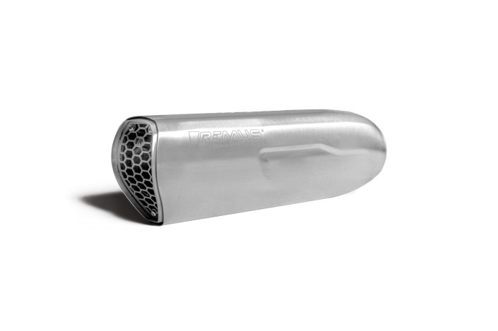 sistema di scarico terminale sportivo in acciaio inox opaco Remus NXT KAWASAKI Z650 / Ninja 650 2023 94583 364523