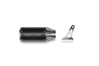 Sistema di scarico terminale sportivo in acciaio inox nero Remus Boostr KAWASAKI Z900 2020 31782 366020