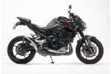 Sistema di scarico terminale sportivo in acciaio inox nero Remus Boostr KAWASAKI Z900 2020 31782 366020