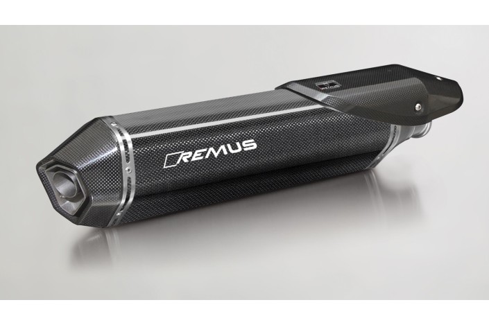 Sistema di scarico terminali in carbonio Remus Hexacone KTM 1290 Super Adventure 2015 094482 658013