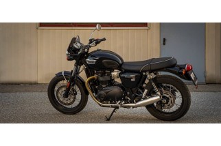 Sistema di scarico terminale in acciaio inox opaco Remus TRIUMPH Bonneville T100 2021 7102 918021LR