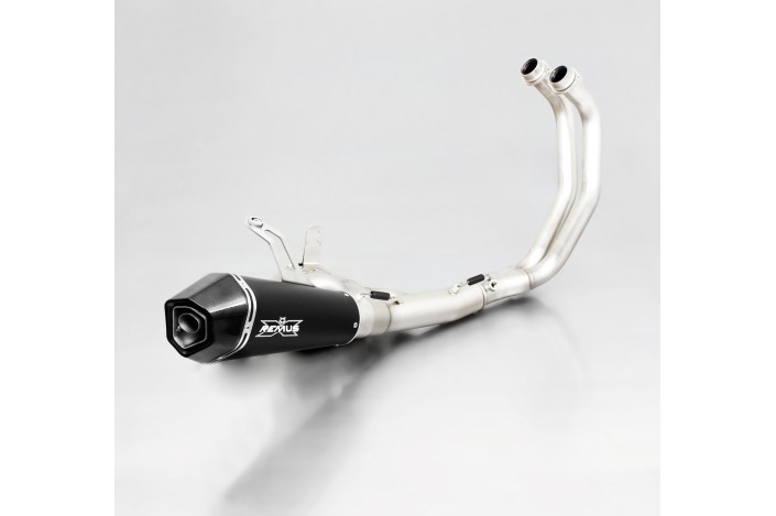 Komplettes Vertikutiersystem in schwarzem Edelstahl Remus Hypercone YAMAHA MT-07 2014 406782 994515