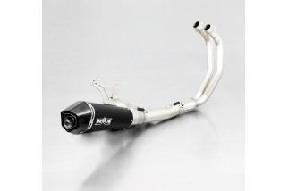 Ligne d'échappement complète en acier inoxydable noir Remus Hypercone YAMAHA MT-07 Moto Cage 2015 406782 994515