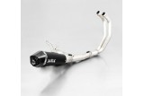 Ligne d'échappement complète en acier inoxydable noir Remus Hypercone YAMAHA MT-07 Moto Cage 2015 406782 994515