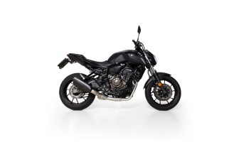 Système de course complet en acier inoxydable noir Remus NXT YAMAHA MT-07 Tracer 2016 94783 100665