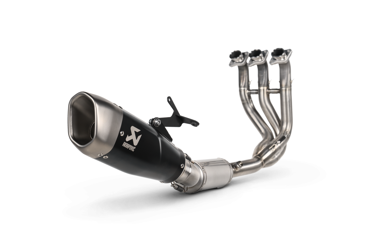 S-T6R2-CQTBL Akrapovic Titanium Full Exhaust System Triumph Tiger Sport 660 2024 - 2025