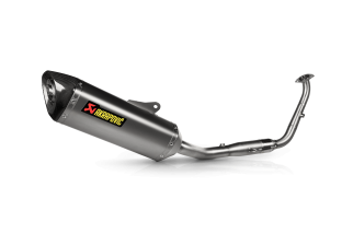 S-Y125R11-HZT Akrapovic Titanium Full Exhaust System Yamaha MT 125 2021 - 2025