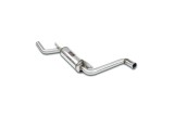 Sistema di scarico posteriore inox "S-Bend" uscita destra Ø54 040402 SuperSprint BMW 2002 ti / 2002 tii (Berlina - Cabrio) 68-77