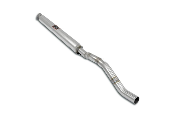 Silencieux central d'échappement en acier inoxydable 780201 Supersprint BMW 2000 tii (Touring) 1971-1973