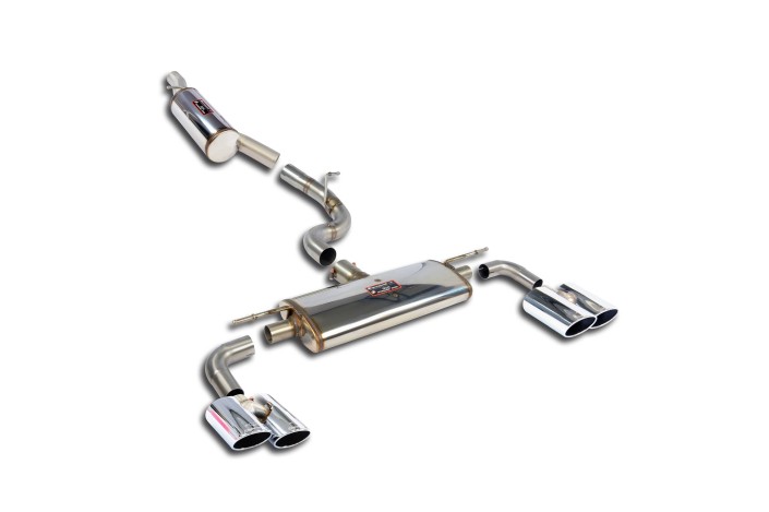 VOLLSTÄNDIGER AUSPUFF SUPERSPRINT VOLKSWAGEN GOLF VII R 2.0 TFSI 300 PS VON 2014 BIS 2016