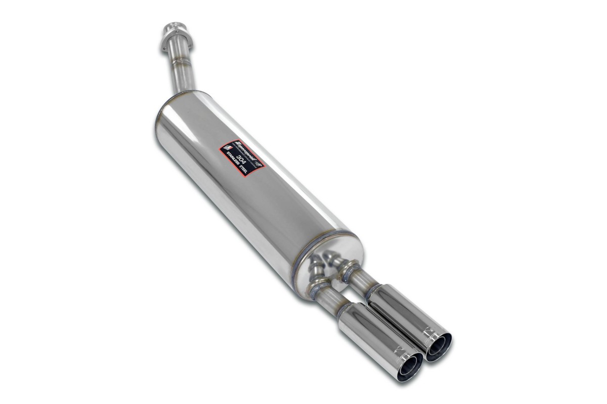 Sistema di scarico posteriore 0060 in acciaio inox 041303 SuperSprint BMW E21 320/6 (Motore M20 - 6 cil.) 1977 - 1982