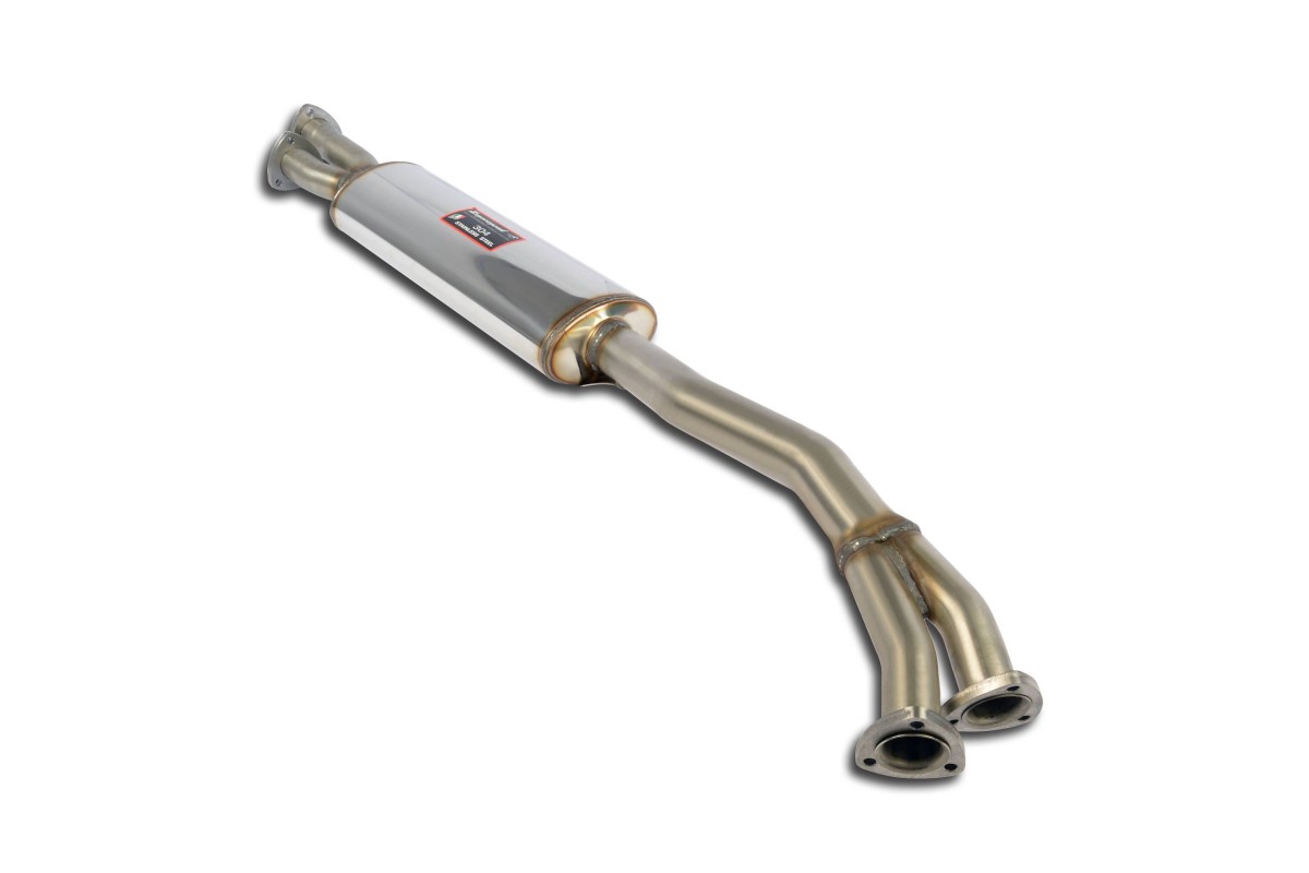 Système d'échappement avant SuperSprint en acier inoxydable 700602 pour BMW E21 - Tous modèles (conversion moteur M20 2.7i)