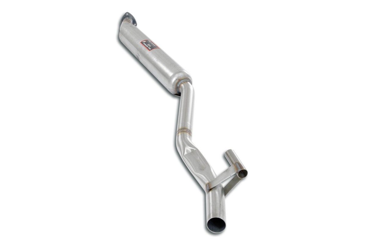 Sistema di scarico centrale in acciaio inox 780902 SuperSprint BMW E30 316 / 316i / 318i (Motore M10 - 4 cil.) 1983-1988