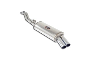 0076 Stainless Steel Rear Exhaust System 782406 SuperSprint BMW E30 320i (Sedan - Coupe - Touring - Cabrio) 1988-91