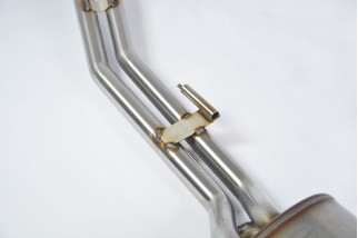 Sistema di scarico posteriore 0076 in acciaio inox 782426 SuperSprint BMW E30 320i (Berlina - Coupè -Touring - Cabrio) 1988-91