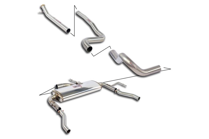 FULL EXHAUST SUPERSPRINT PEUGEOT 308 GTi 1.6 16v - 263 Hp - MODELS WITH GPF - FROM 2019