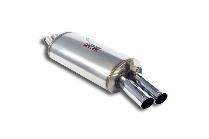 0070 Stainless Steel Rear Exhaust 783326 SuperSprint BMW E30 320is 4 cyl. (S14 Engine - 192 Hp) (Sedan - Coupe) 1987-91