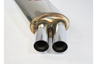 0076 Système d'échappement arrière en acier inoxydable 781926 SuperSprint BMW E30 323i (Berline - Coupé) 1982 - 1987