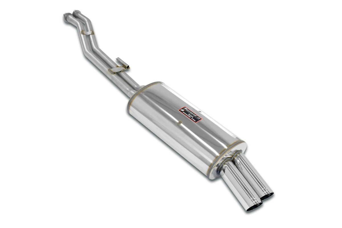 0076 Stainless Steel Rear Exhaust System 782426 SuperSprint BMW E30 325i (Sedan - Coupe - Touring - Cabrio) 1988-91