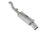 Sistema di scarico posteriore 0076 in acciaio inox 782426 SuperSprint BMW E30 325i (Berlina - Coupè -Touring - Cabrio) 1988-91
