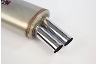 Sistema di scarico posteriore 0076 in acciaio inox 782426 SuperSprint BMW E30 325i (Berlina - Coupè -Touring - Cabrio) 1988-91