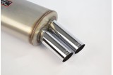 0076 Stainless Steel Rear Exhaust System 782426 SuperSprint BMW E30 325i (Sedan - Coupe - Touring - Cabrio) 1988-91