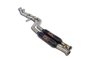 Silenziatore + Tubo anteriore "X-Pipe" in inox 782402 SuperSprint BMW E30 325i Kat (Berlina - Coupè -Touring - Cabrio) 1985-87