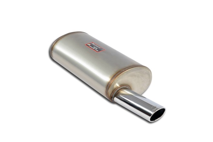 Rear exhaust 90x70 stainless steel 781025 SuperSprint BMW E30 325e "Kat" (Sedan - Coupè - Mod. Euro 2.7L) 1985 -1987